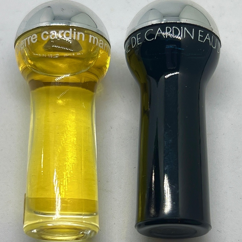 Bleu Marine De Cardin and Pierre Cardin Men's Eau de Toilette Mini's Vintage